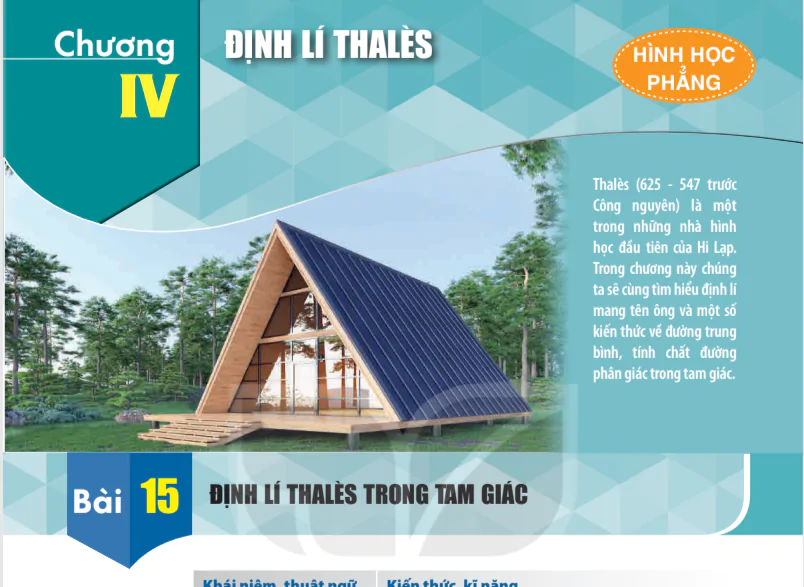 Chương IV: Định lí Thalès