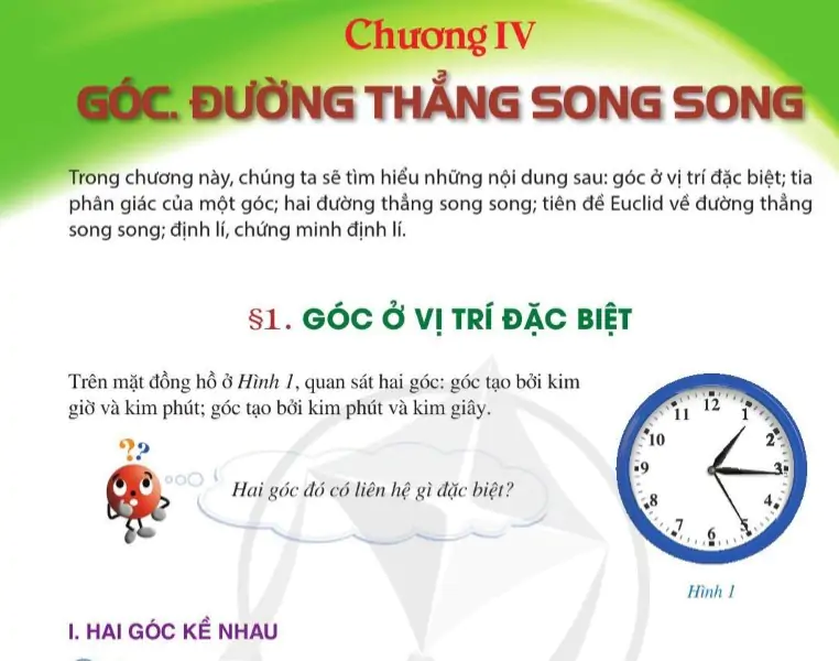 Chương IV. Góc. Đường thẳng song song