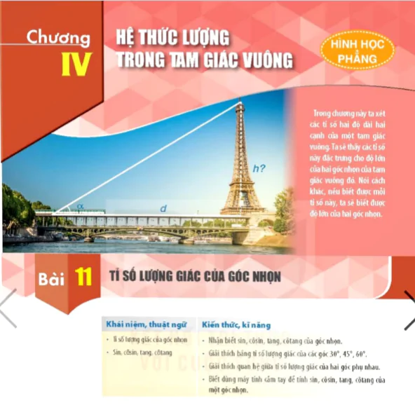 Chương IV: Hệ thức lượng trong tam giác vuông