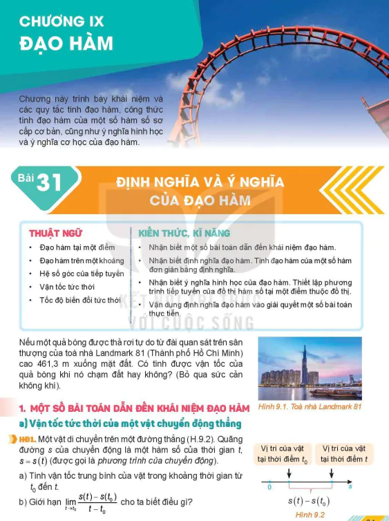Chương IX: Đạo Hàm