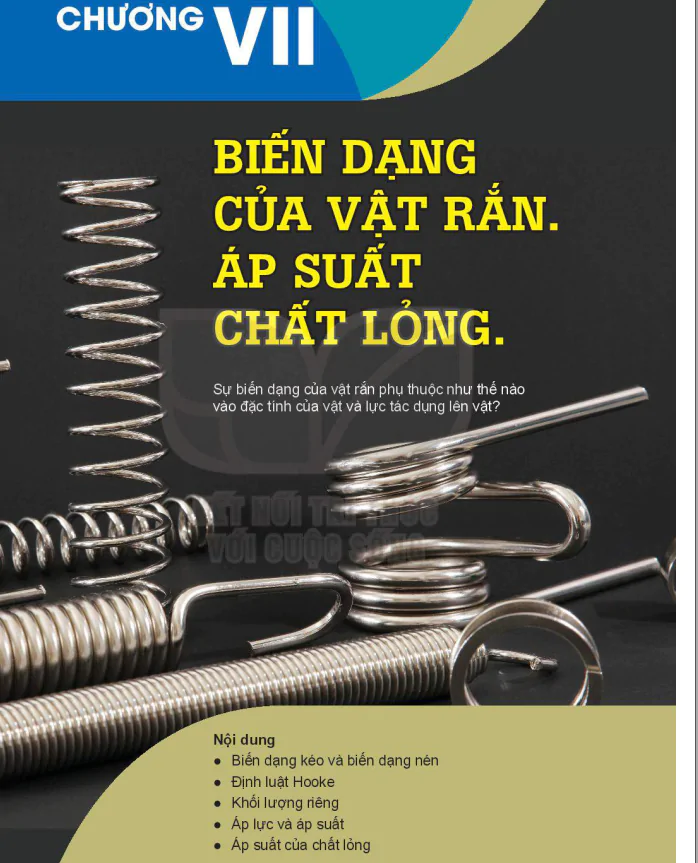Chương VII: Biến Dạng Của Vật Rắn. Áp Suất Chất Lỏng.