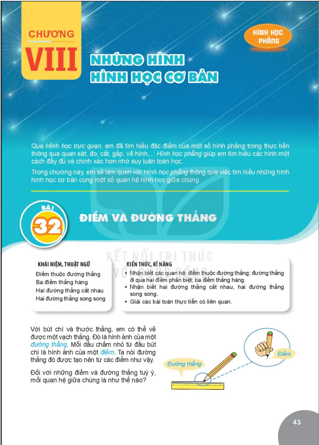 Chương VIII; NHỮNG HÌNH HÌNH HỌC CƠ BẢN