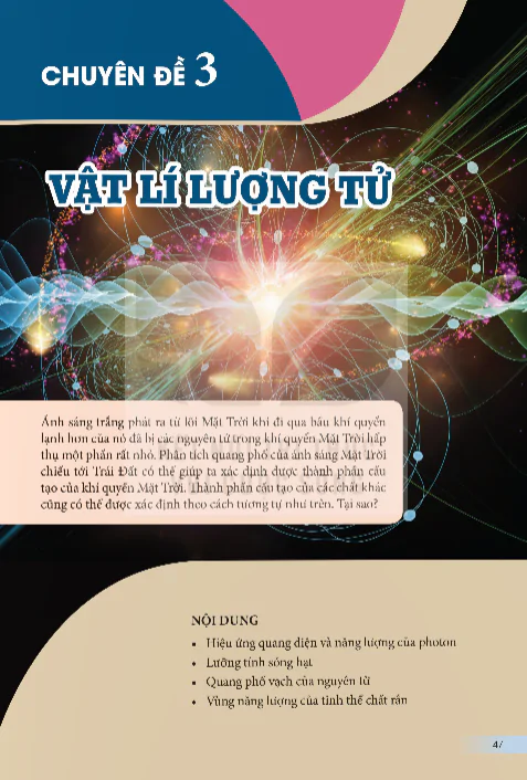 Chuyên đề 3: Vật Lí Lượng Tử