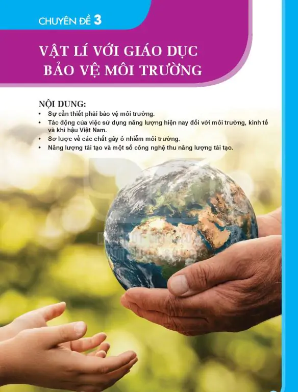 Chuyên Đề 3: Vật Lí Với Giáo Dục Bảo Vệ Môi Trường