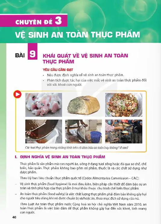 Chuyên Đề 3: Vệ Sinh An Toàn Thực Phẩm