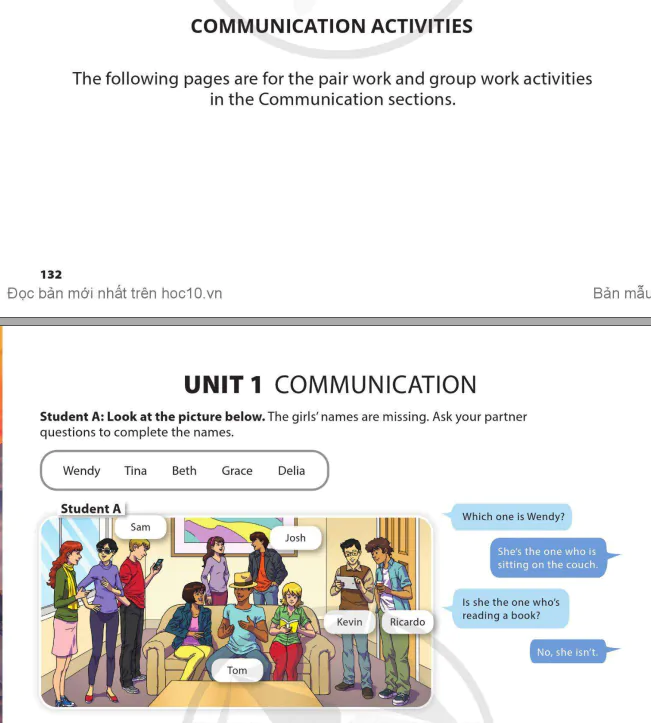 Communication activities