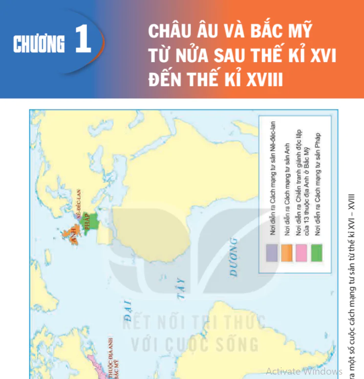 Chương 1: Châu Âu và Bắc Mỹ từ nửa sau thế kỉ XVI đến thể kỉ XVIII_Phần Lịch Sử