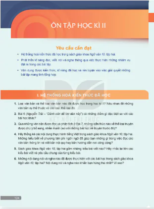 Ôn tập học kì II