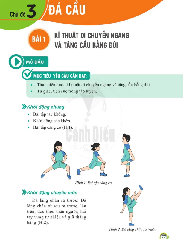 PHẦN 3: THỂ THAO TỰ CHỌN - Chủ đề 3: ĐÁ CẦU