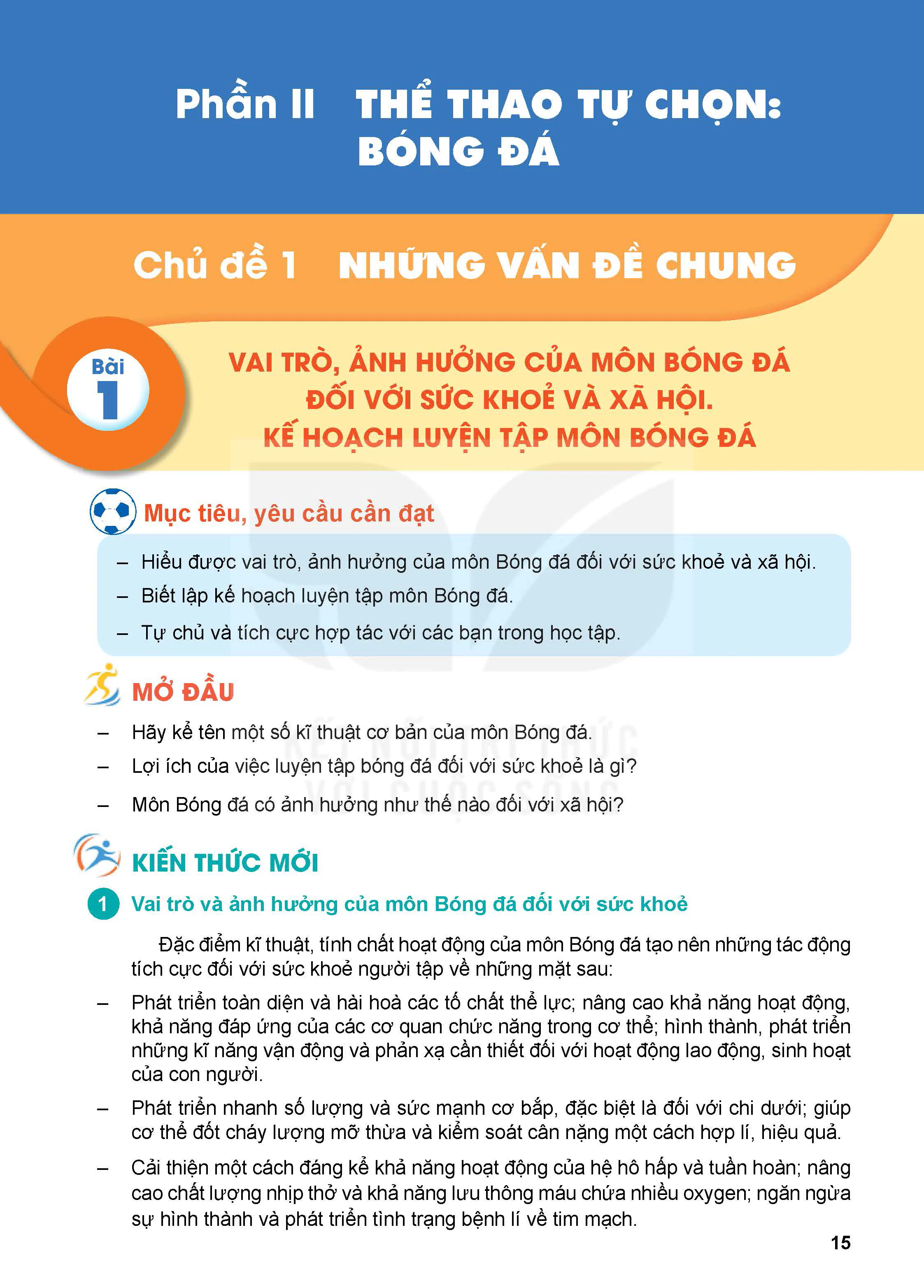 Phần II - Chủ đề 1. Những vấn đề chung.