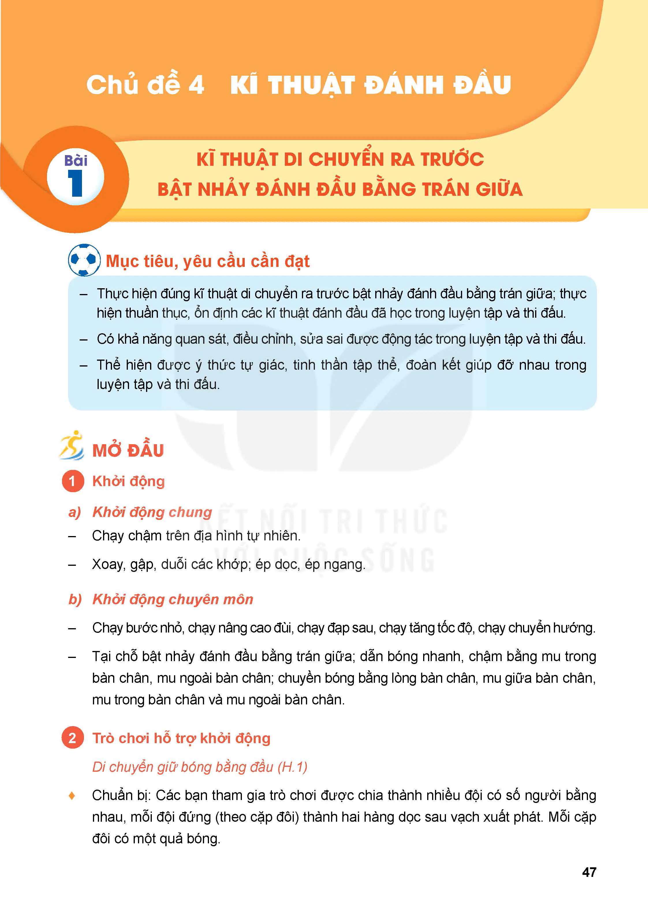 Phần II - Chủ đề 4. Kĩ thuật đánh đầu