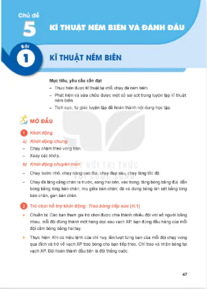 Phần II: Thể thao tự chọn: Bóng đá_Chủ đề 5: Kĩ thuật ném biên và đánh đầu