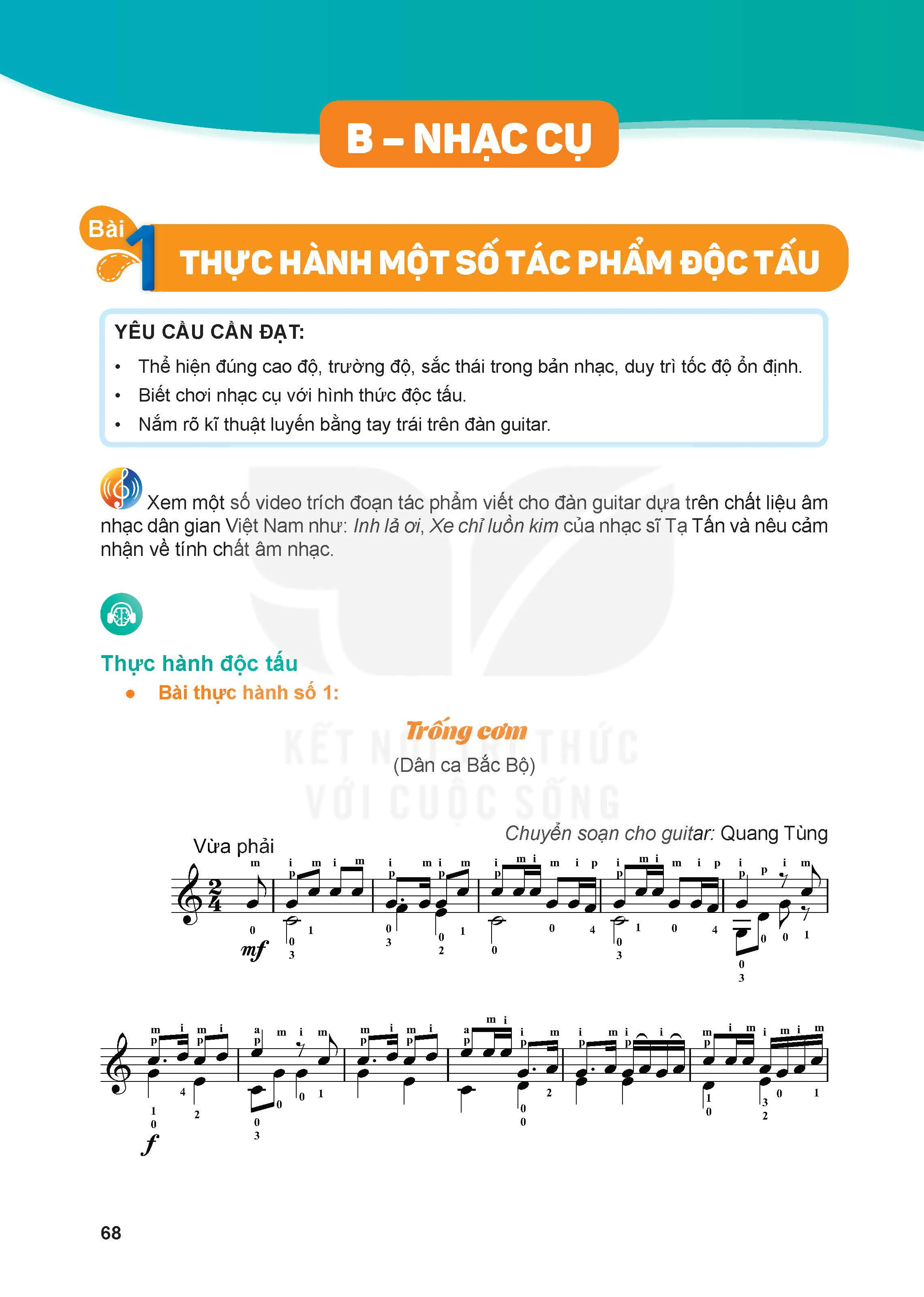 Phần tự chọn - B - Nhạc cụ