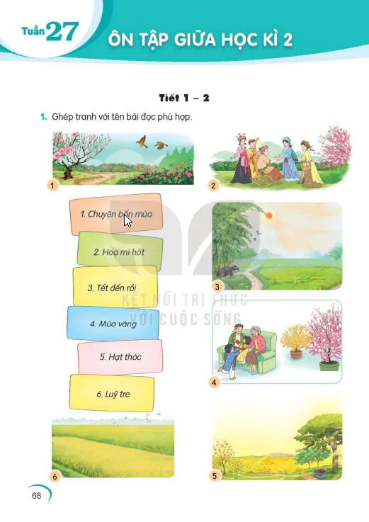 Tuần 27: ÔN TẬP GIỮ HỌC KÌ 2