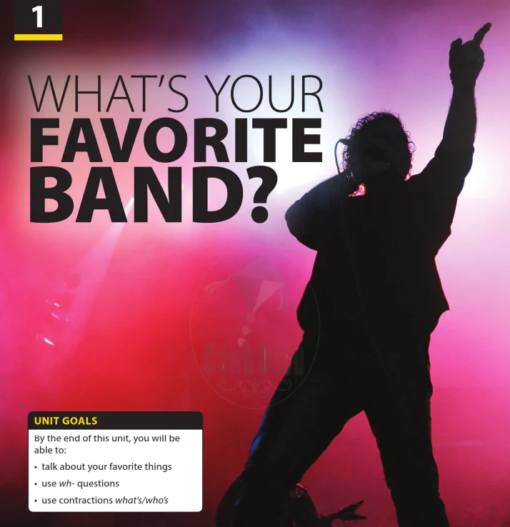 Unit 1: What's your favorite band?