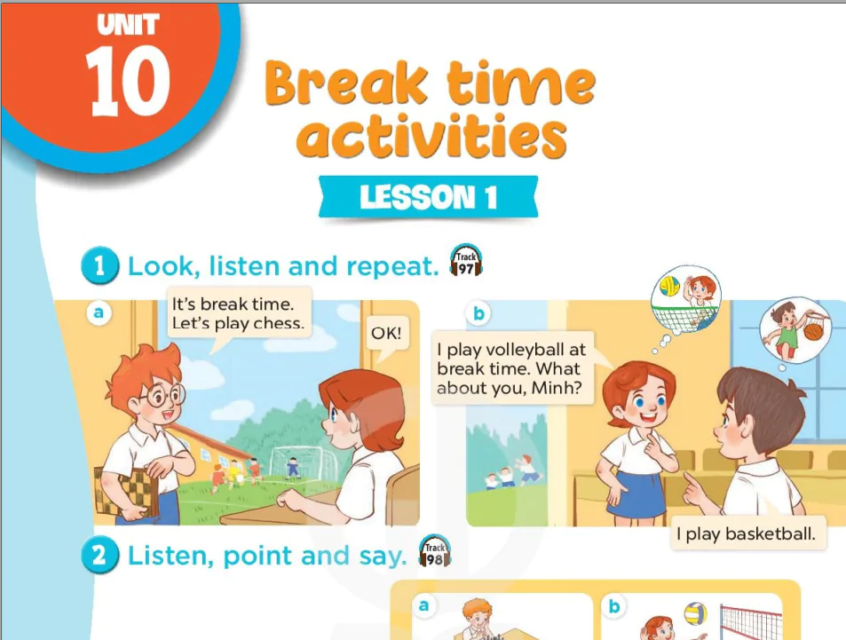 Unit 10: Break time activities