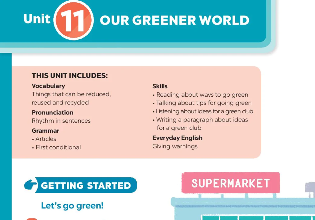 Unit 11: Our greener world