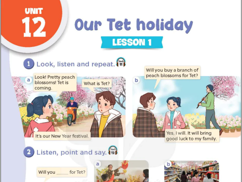 Unit 12: Our Tet holiday