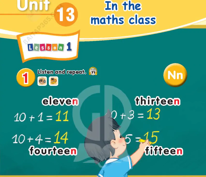 Unit 13: In the maths class