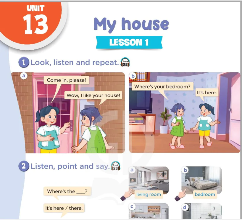 Unit 13: My house