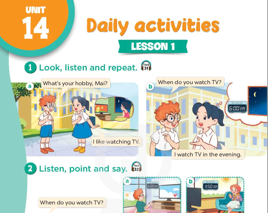 Unit 14: Daily activities