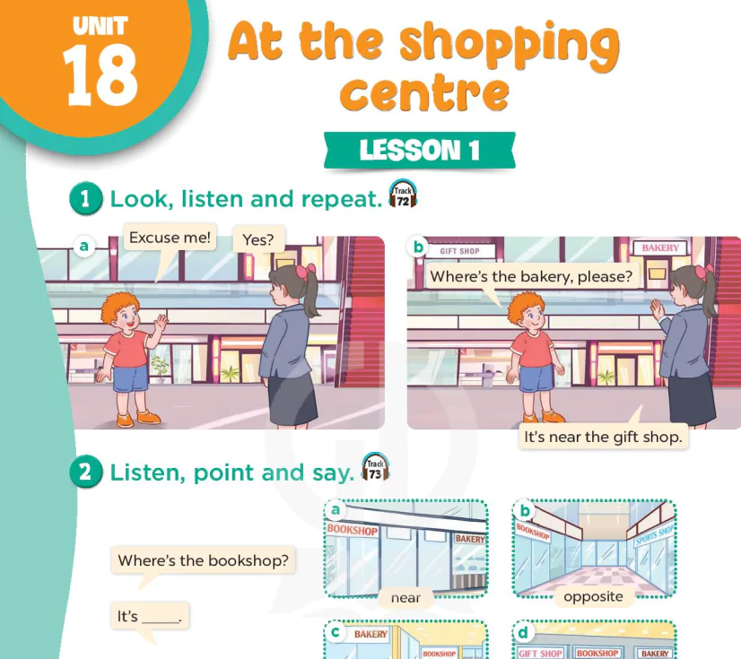 Unit 18: At the shopping centre