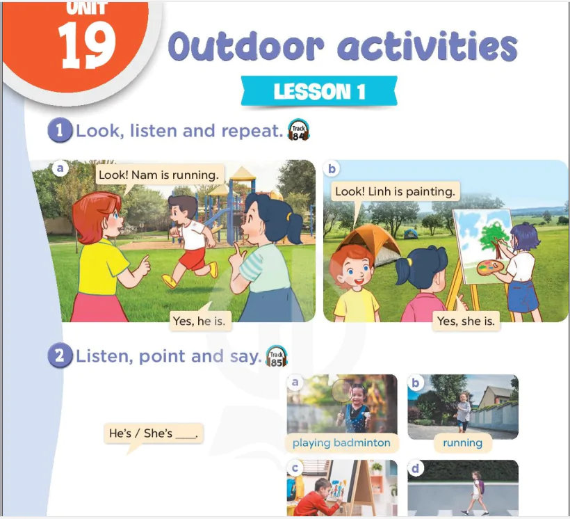 Unit 19: Outdoor activities