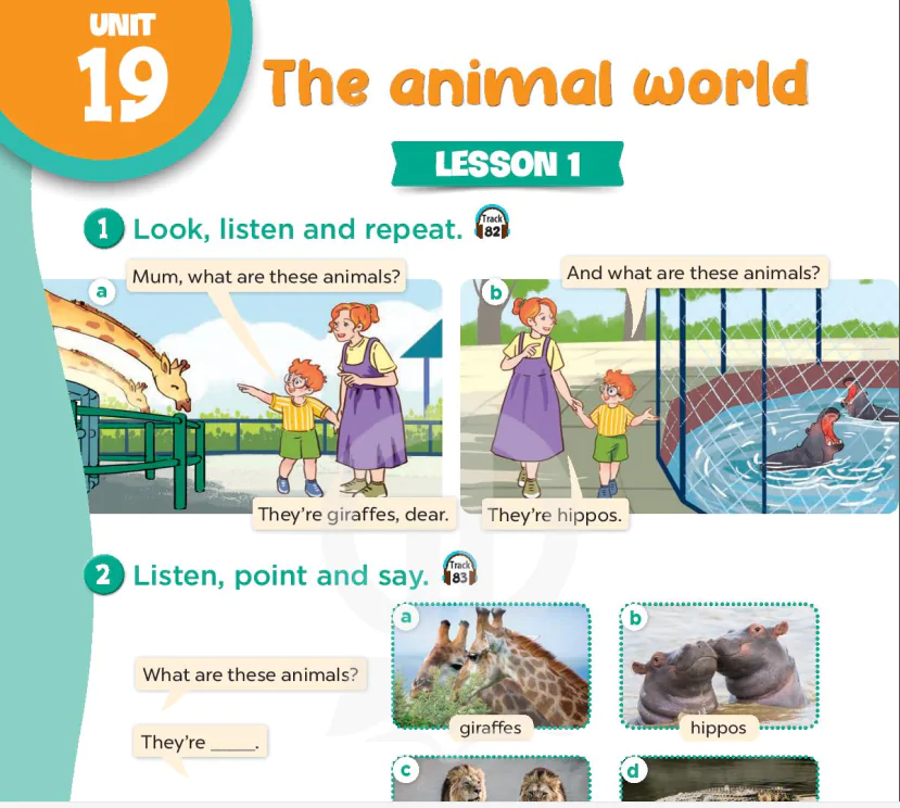 Unit 19: The animal world