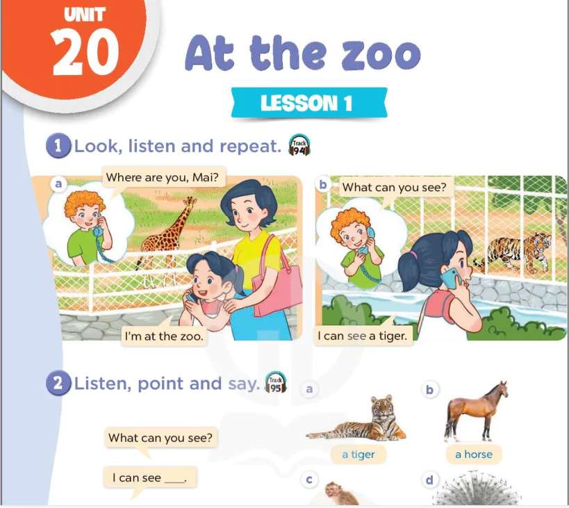 Unit 20: At the zoo