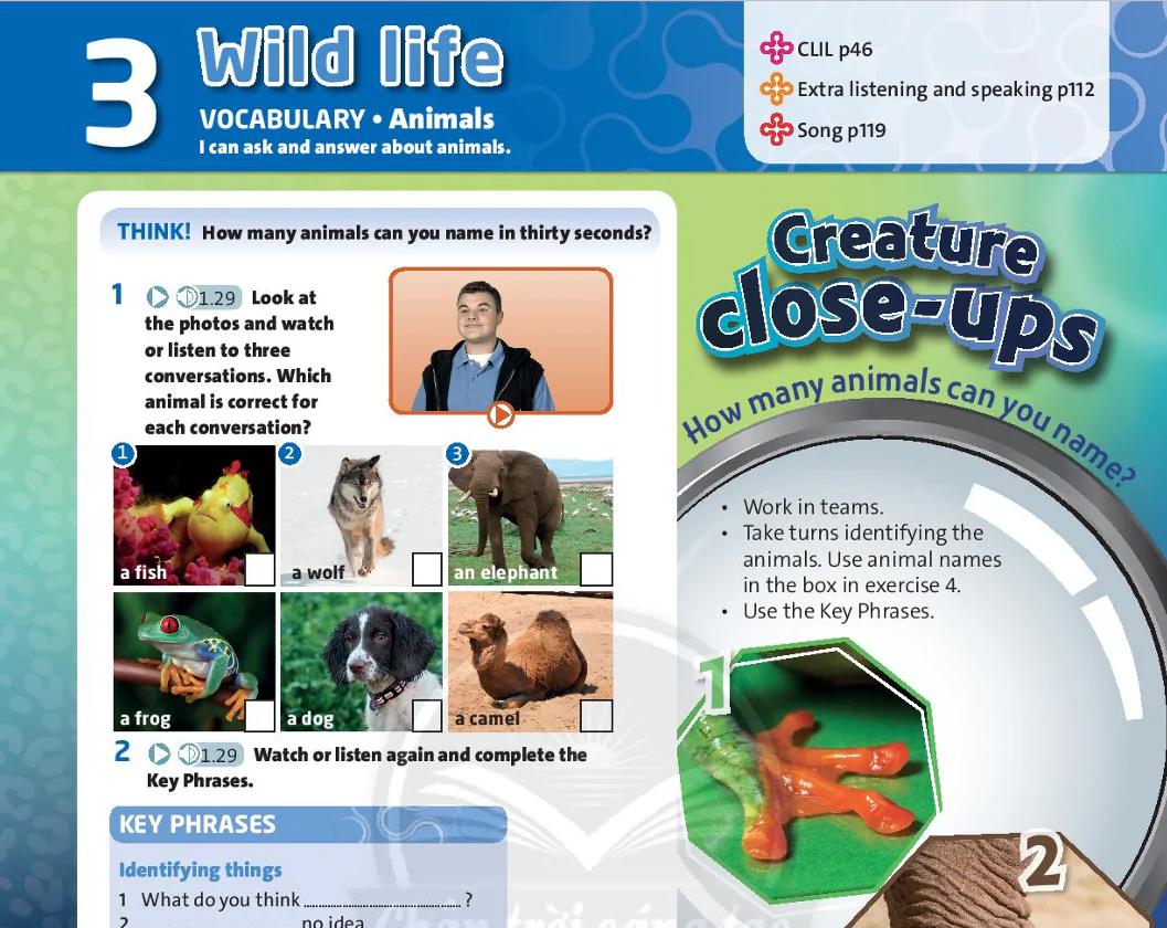 Unit 3: Wild life