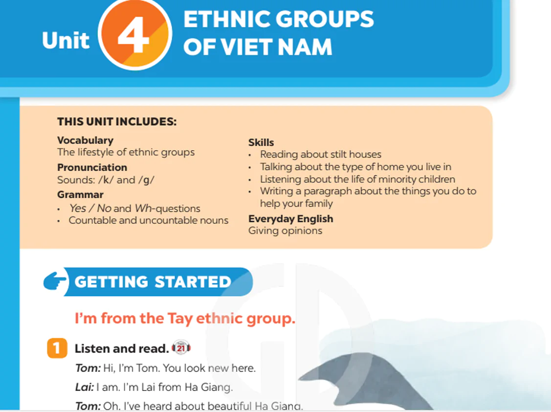 Unit 4: Ethnic groups of Viet Nam