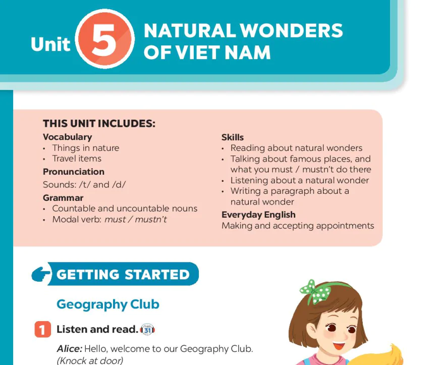 Unit 5: Natural wonders of Viet Nam