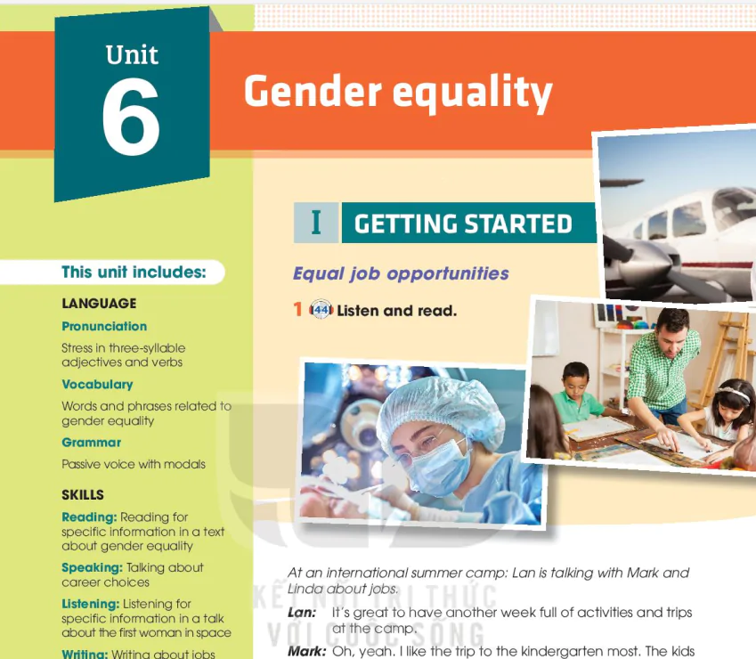 Unit 6: Gender equality