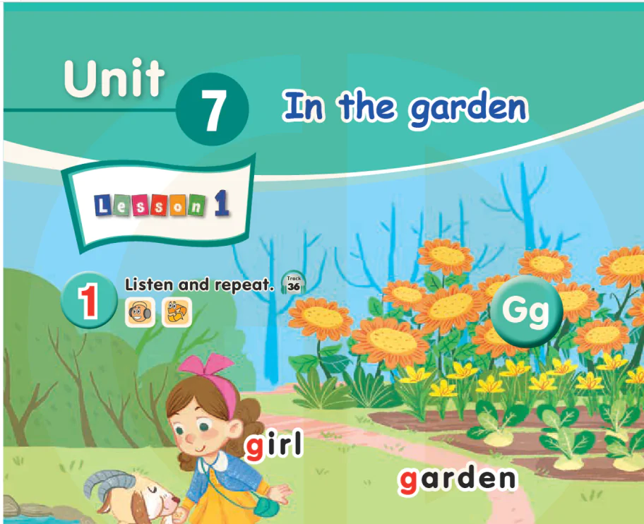 Unit 7: In the garden