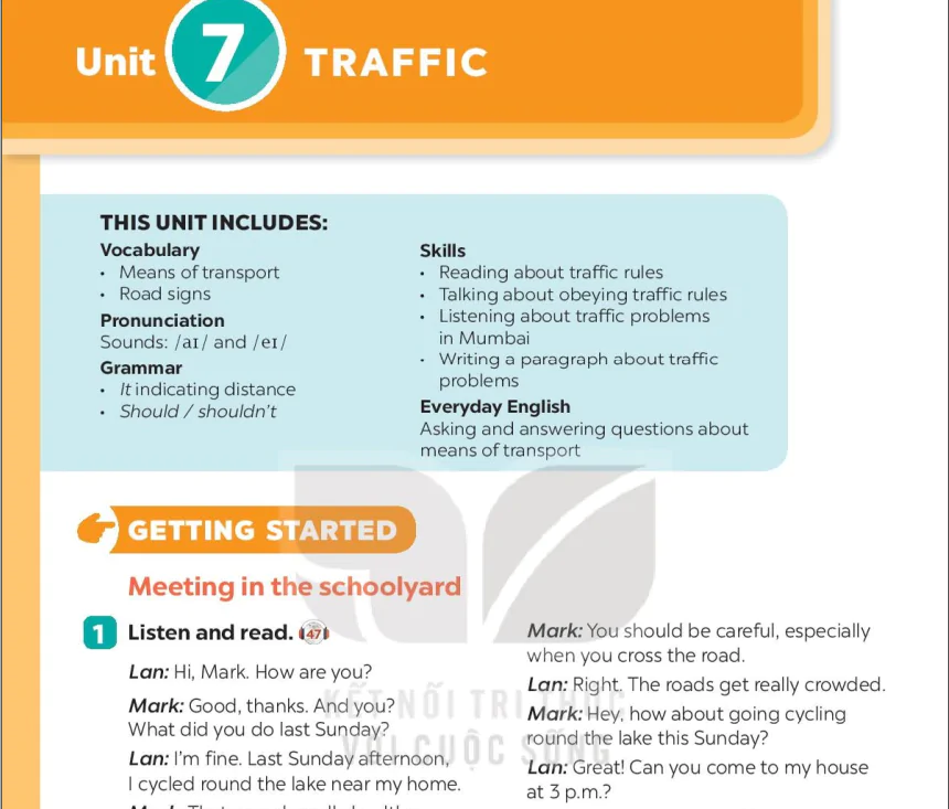 Unit 7: Traffic