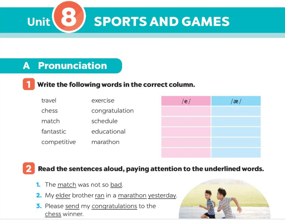 Unit 8: Sports and games