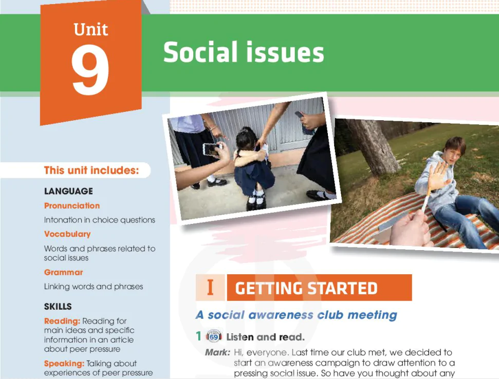 Unit 9: Social issues