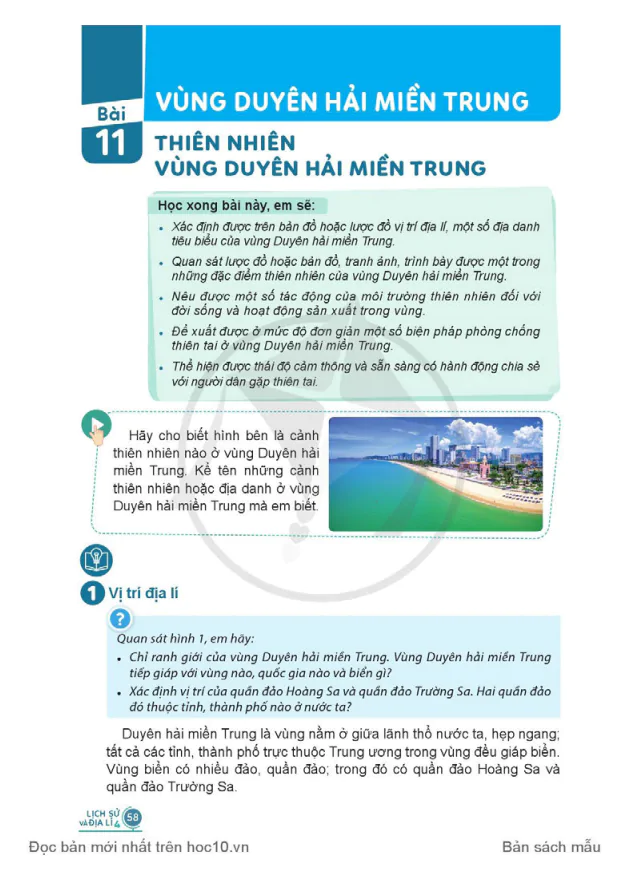 VÙNG DUYÊN HẢI MIỀN TRUNG