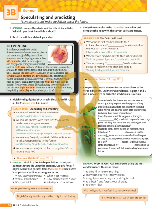 3B: Grammar Speculating and predicting