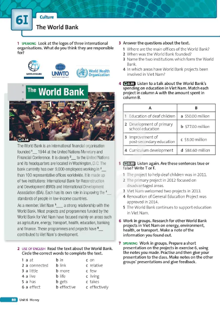 6I. Culture: The World Bank