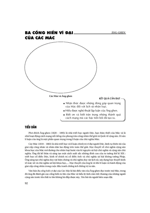 Ba cống hiến vĩ đại của Các Mác