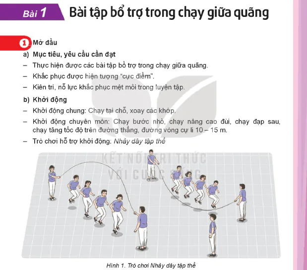 Bài 1: Bài tập bổ trợ trong chạy giữa quãng