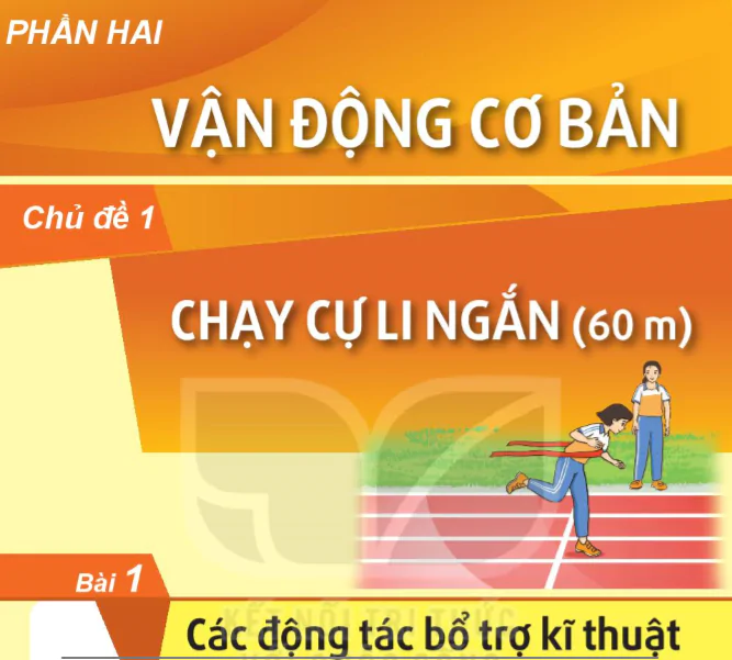 Bài 1: Các động tác bổ trợ kĩ thuật chạy cự li ngắn - Chủ đề 1: Chạy cự li ngắn (60m)