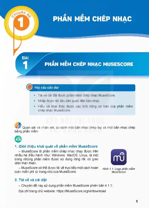Bài 1: Phần Mềm Chép Nhạc MuseScore