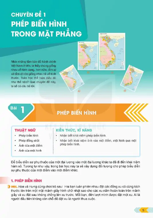 Bài 1: Phép Biến Hình