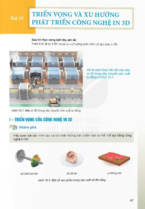 Bài 10: Triển Vọng Và Xu Hướng Phát Triển Công Nghệ In 3D
