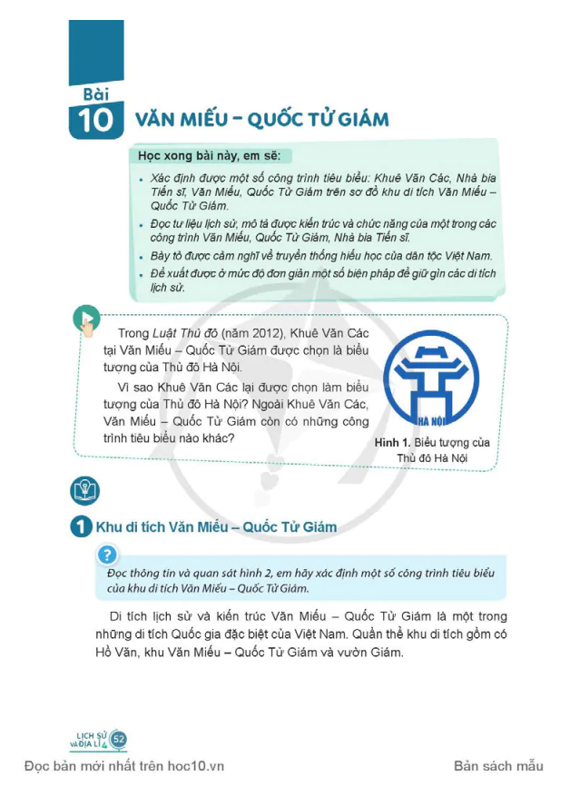 BÀI 10: VĂN MIẾU - QUỐC TỬ GIÁM