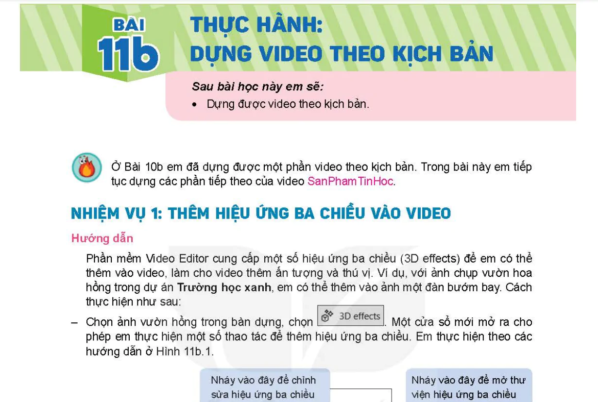 Bài 11b Thực Hành: Dựng Video Theo Kịch Bản