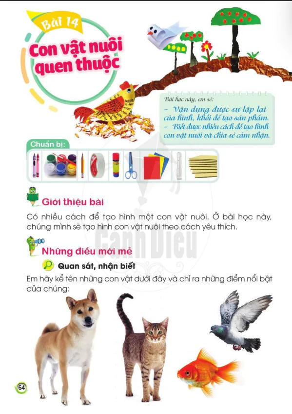 BÀI 14: CON VẬT NUÔI QUEN THUỘC