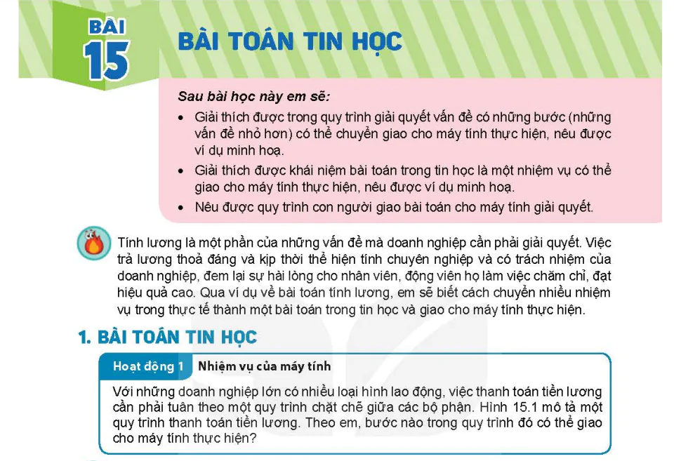 Bài 15. Bài toán tin học